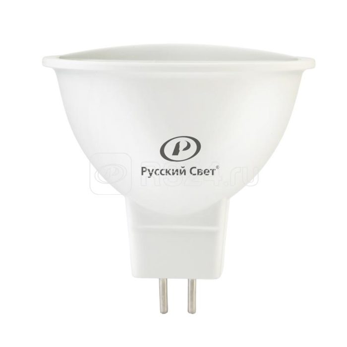 Лампа светодиодная RS GU5.3 5W 12V 6500К 5Вт 500лм Ra 90 рефлектор Русский Свет 15011345071