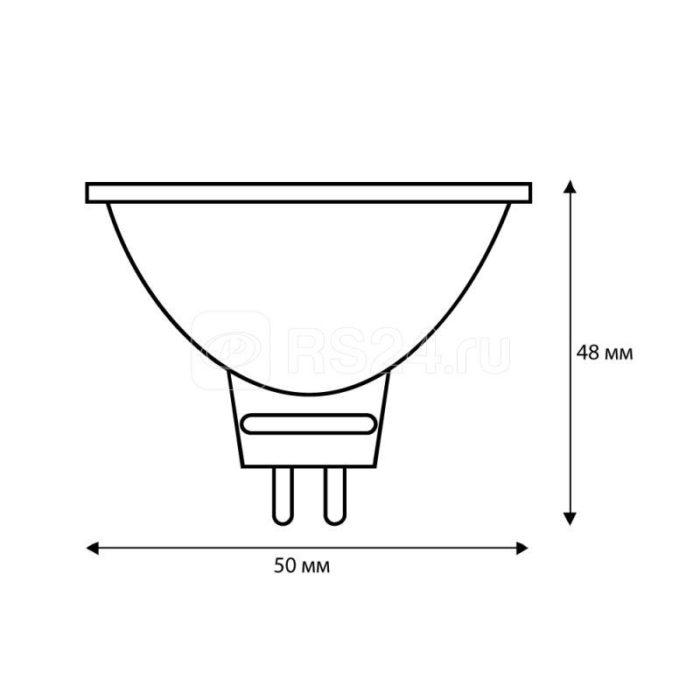 Лампа светодиодная LED7 JCDR/845/GU5.3 7Вт рефлектор матовая 4500К бел. GU5.3 495лм 170-265В Camelion 11657 — изображение 3