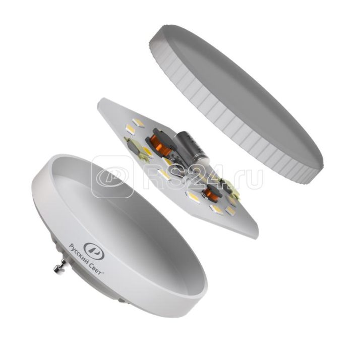 Лампа светодиодная RS GX53 8W 220-240V 2700К 8Вт 800лм Ra 90 таблетка Русский Свет 15011345064 — изображение 2