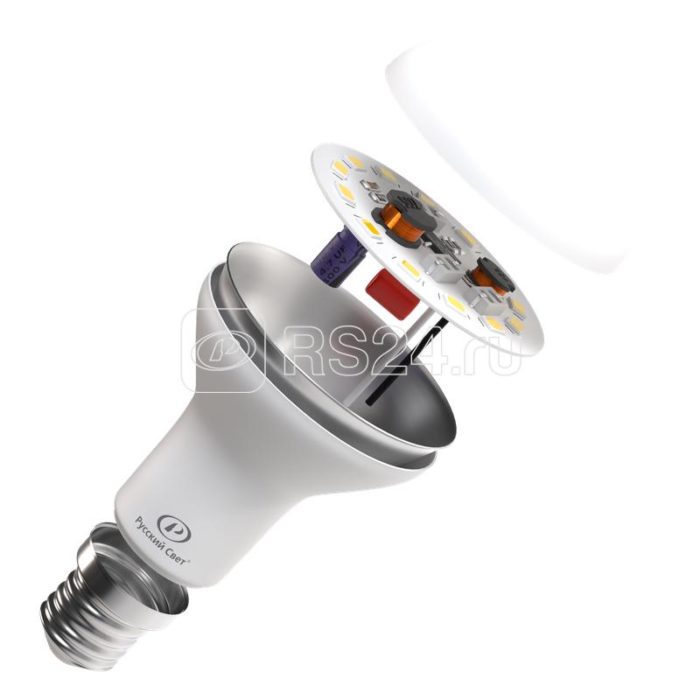 Лампа светодиодная RS R63 E27 9W 220-240V 6500К 9Вт 720лм Ra 90 рефлектор Русский Свет 15010745082 — изображение 2