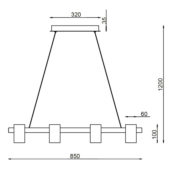 Подвесной светильник Vele Luce Zoom VL10113P08 — изображение 4