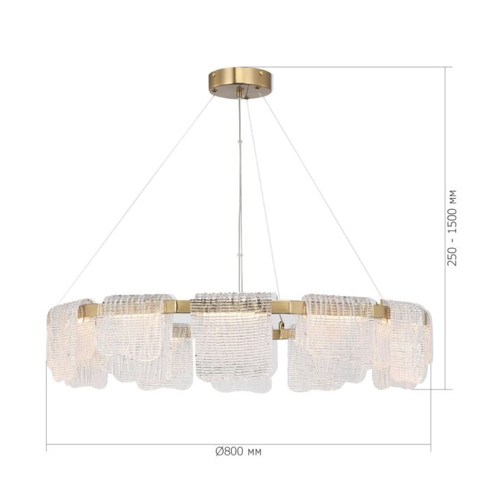 Подвесной светодиодный светильник ST Luce Voile SL6021.203.66 — изображение 2