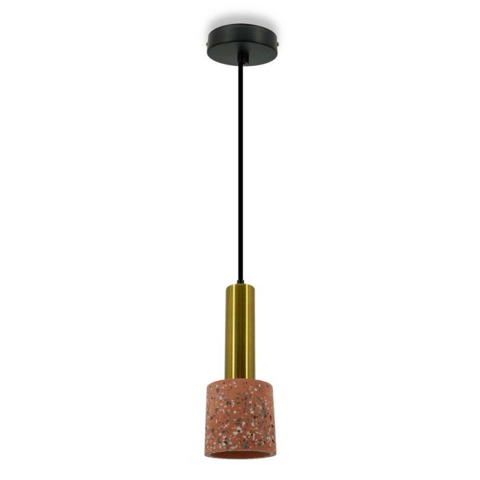 Подвесной светильник Lightera Basel LE149L-25P, E27, Розовый