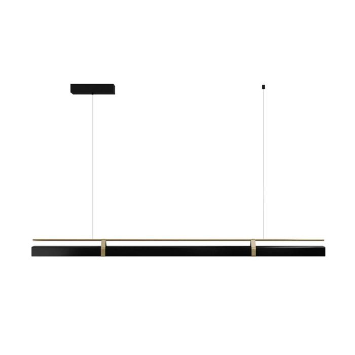 Подвесной светильник Lightera Omolon LE108L-150B WIFI, LED, Черный